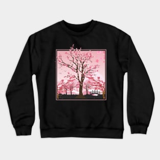 Japanese Cherry Blossom Sakura Crewneck Sweatshirt